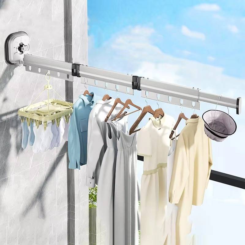 Expandable and Sturdy Fabric Clothes Drying Rack