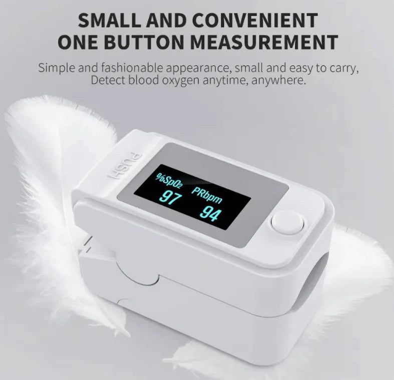 Digital Finger Pulse Oximeter - Non-Invasive