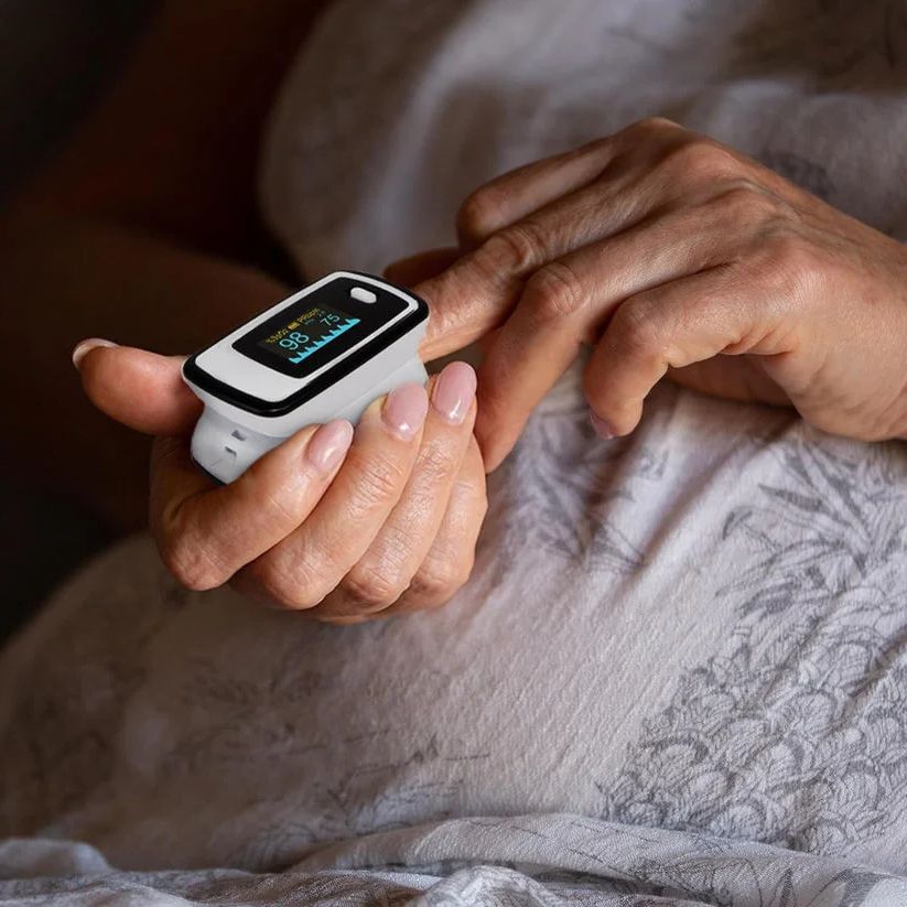 Digital Finger Pulse Oximeter - Non-Invasive