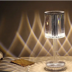 Lampe Cristal Élégant Abat-jour Brillant