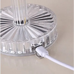 Lampe Cristal Élégant Abat-jour Brillant