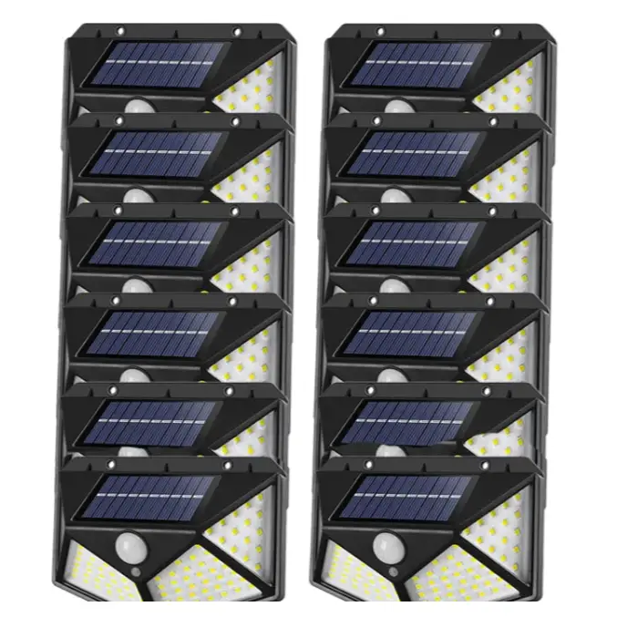 Lampes murales LED solaires étanches