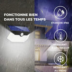 Lampes murales LED solaires étanches