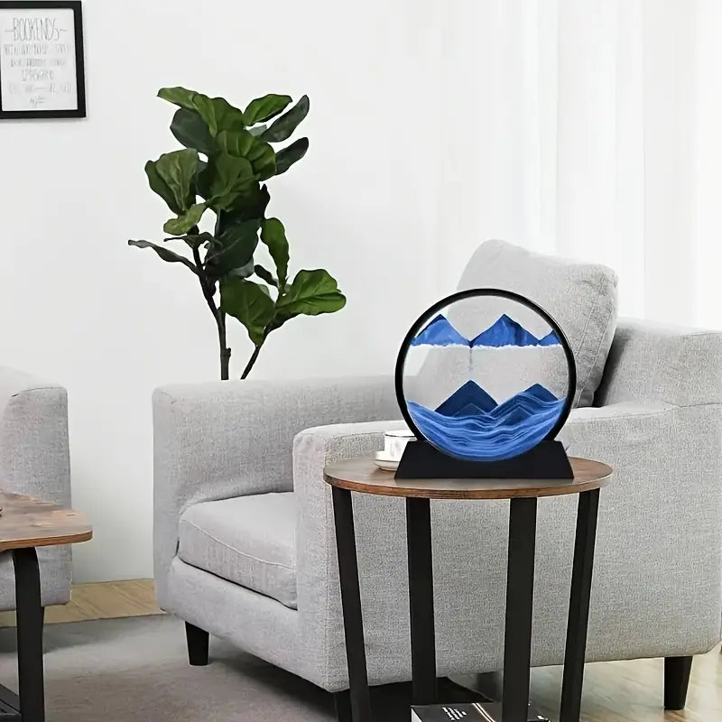 3D Hourglass Temporal Mirage Moving Landscape