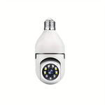 Caméra de sécurité HD WiFi avec montage ampoule, 64GB