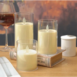 Bougies LED sans Flamme Premium, Lot de 3