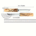 2-Piece Steak Knife Set with Dual Blades