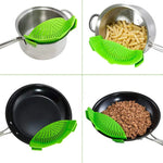 Passoire en Silicone Universelle pour Casserole - Clip-on
