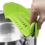 Passoire en Silicone Universelle pour Casserole - Clip-on