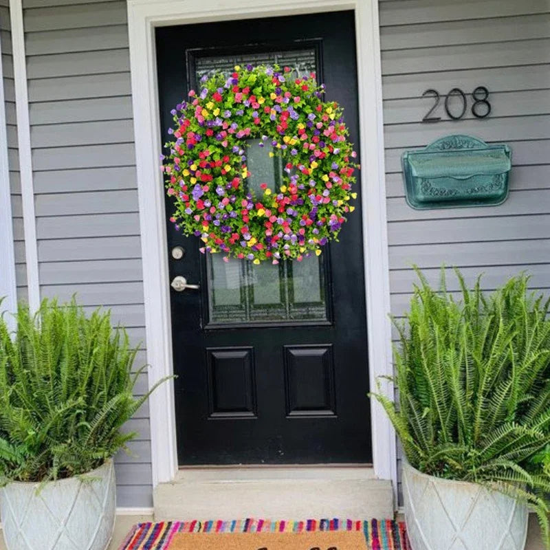 Spring Crown with Colorful Wildflowers