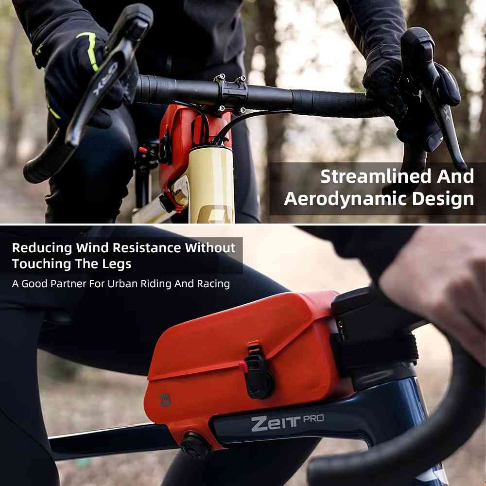 Waterproof bike bag with quick attachment