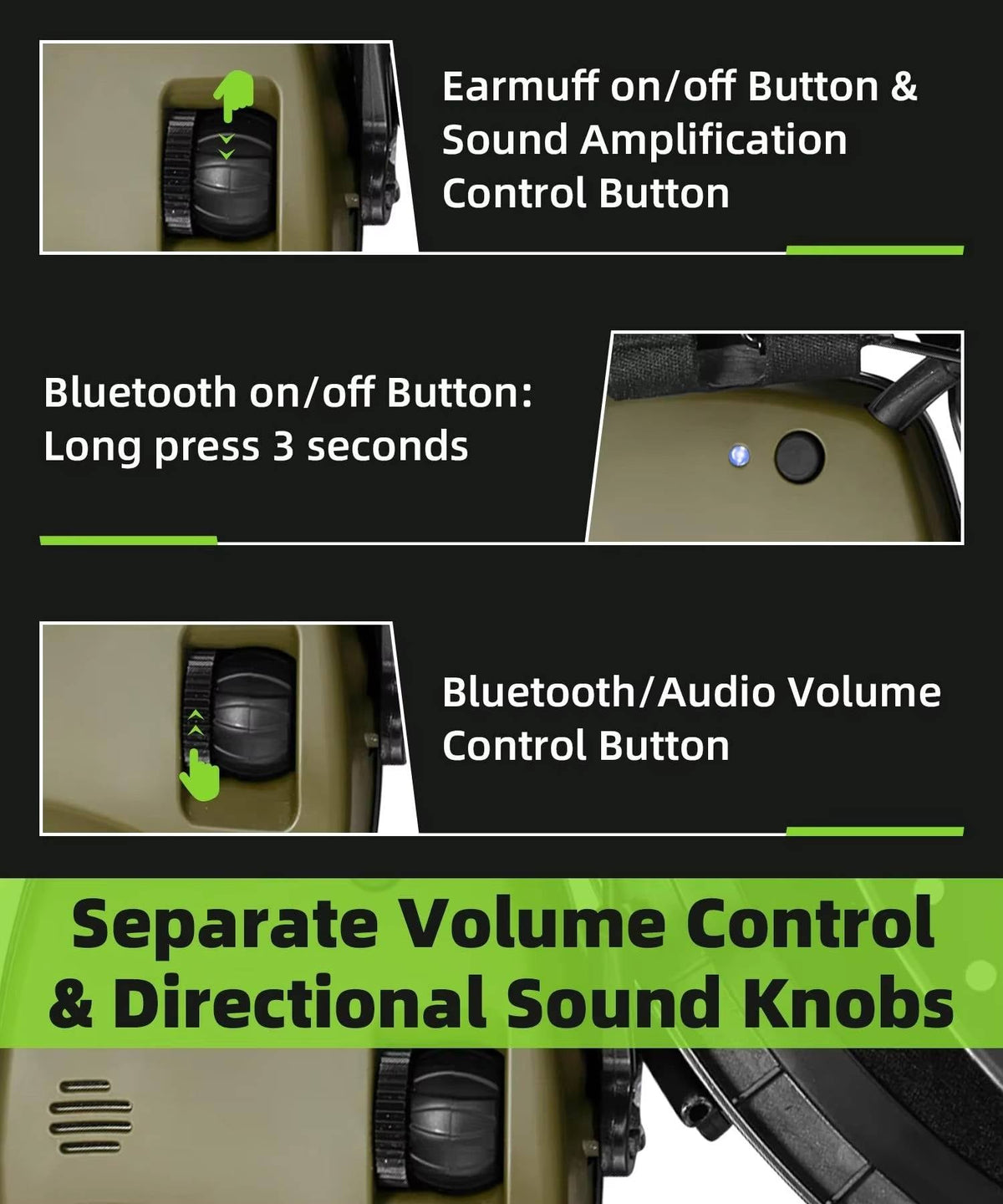 Noise-Canceling Shooting Ear Muffs