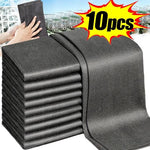 10-Pack Microfiber Cloths for Windows, Car, Kitchen