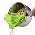Passoire en Silicone Universelle pour Casserole - Clip-on