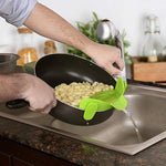 Passoire en Silicone Universelle pour Casserole - Clip-on