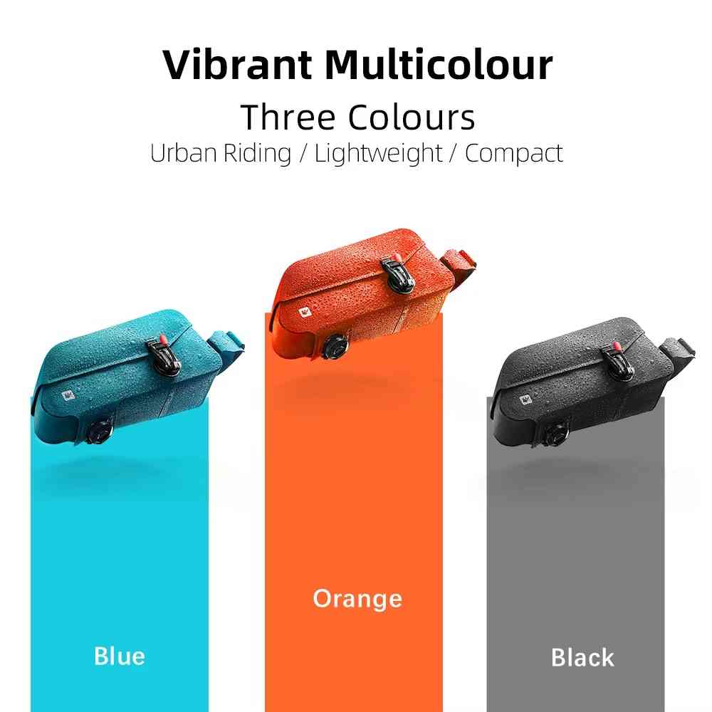 Waterproof bike bag with quick attachment