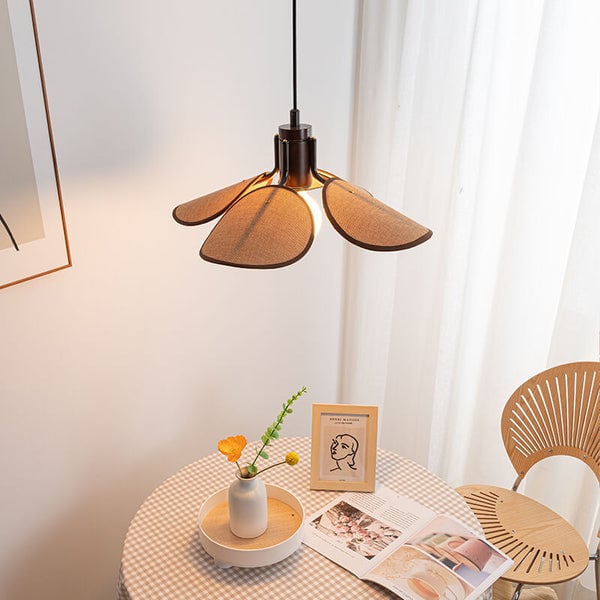 Suspension Artisanale Rétro en Tissu pour Déco Intérieure