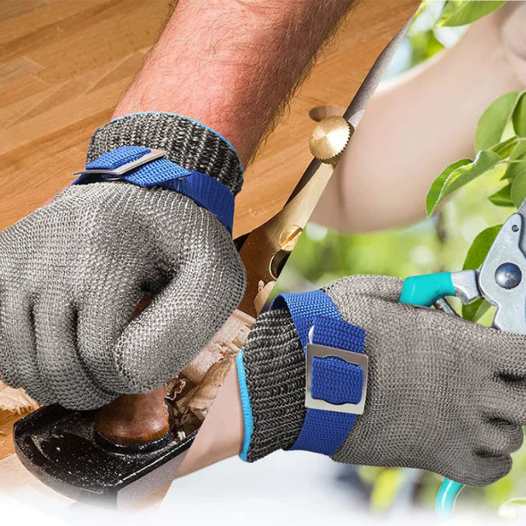 Metallic Glove ProtectoMain: Optimized Safety and Comfort