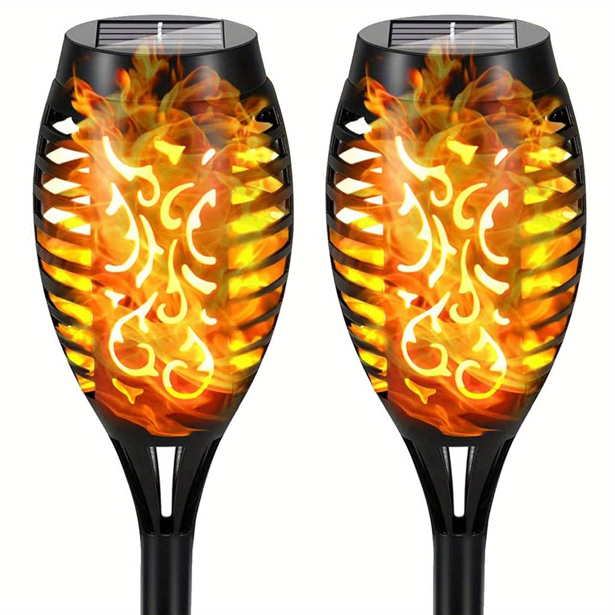 Lampe Solaire Jardin Flamme Effet Lumineux