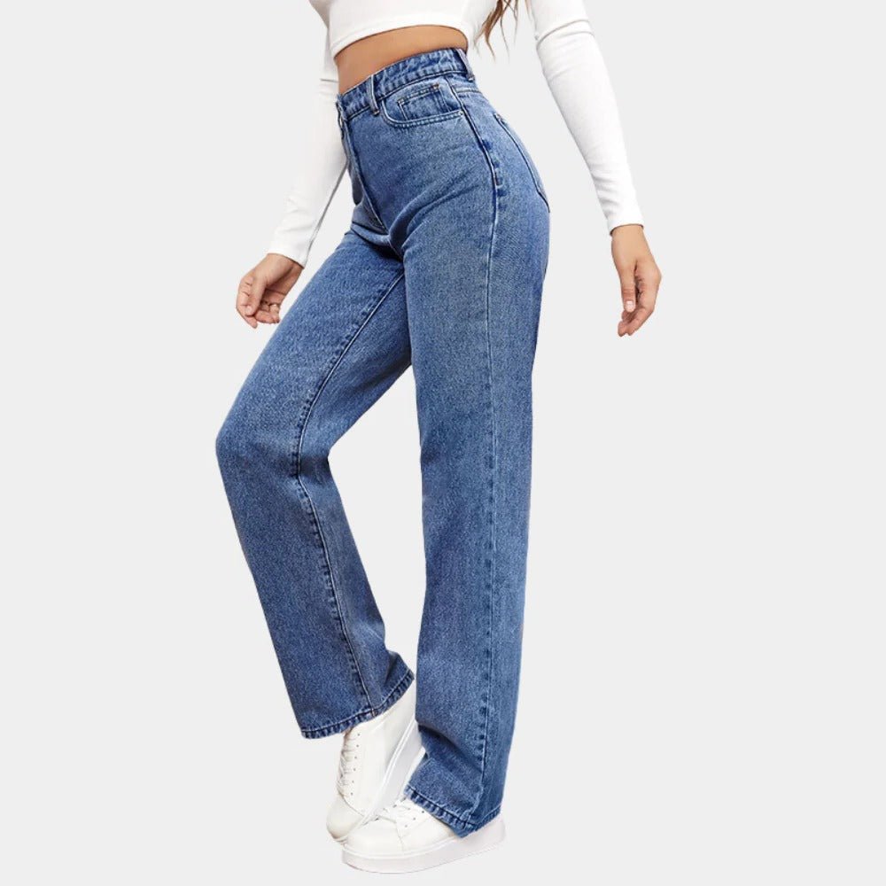 Jeans Baggy Femme Décontractés