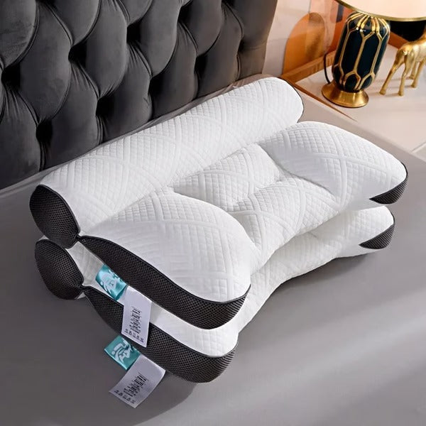 Oreiller Ergonomique Duvet, Confort Cervical, Sommeil Amélioré