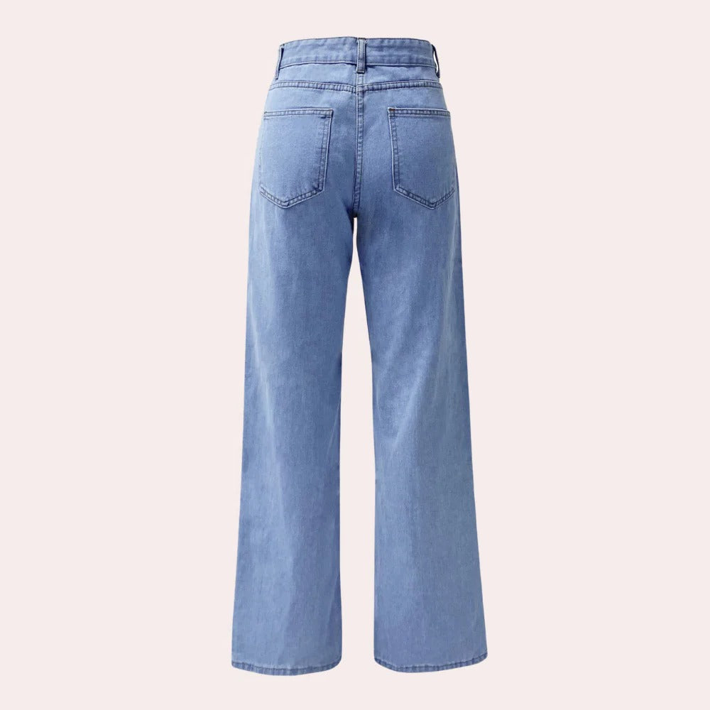 Jeans Baggy Femme Décontractés
