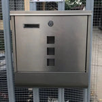 Boîte aux lettres murale en métal, verrouillable, robuste