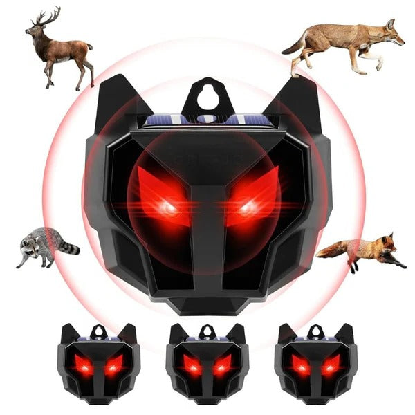 Outdoor solar repeller for nocturnal animals 2PCS