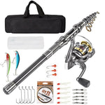 Carbon Fiber Telescopic Fishing Combo for All Waters