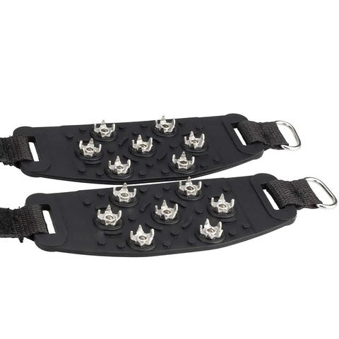 Adjustable non-slip crampons for shoes