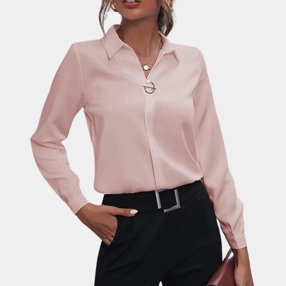 Chemise Femme Élégant Uni Taille Unique