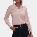 Chemise Femme Élégant Uni Taille Unique