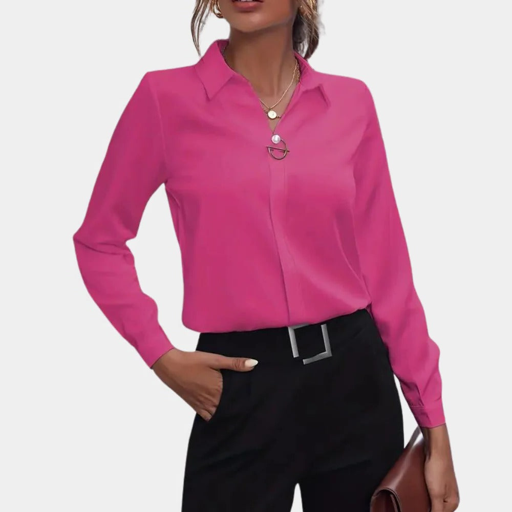 Chemise Femme Élégant Uni Taille Unique
