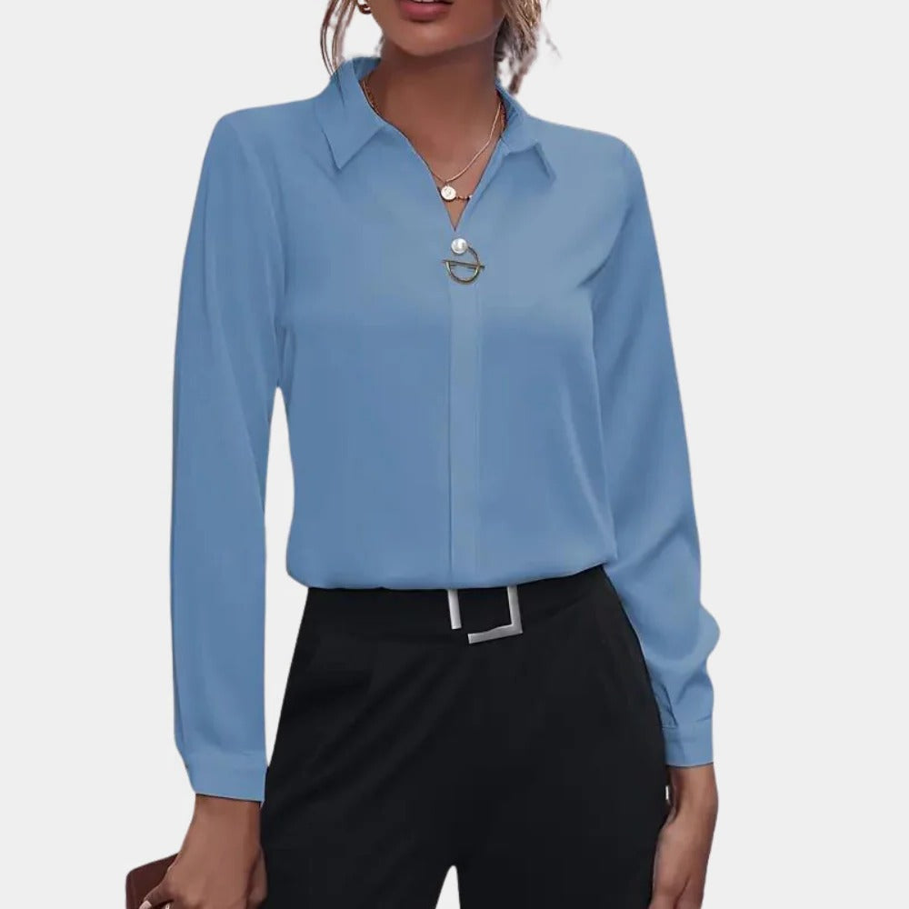 Chemise Femme Élégant Uni Taille Unique