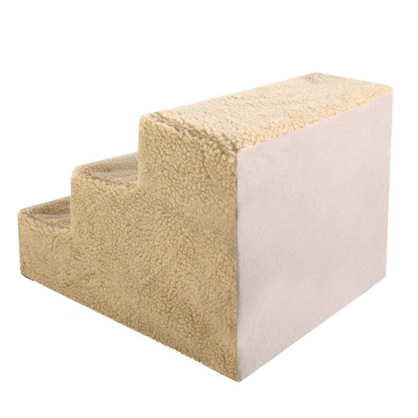 Escalier Portable pour Chien 3 Étapes Lit Haut