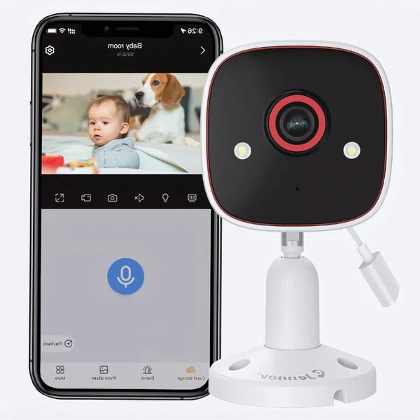 Caméra de sécurité domestique avec micro bidirectionnel