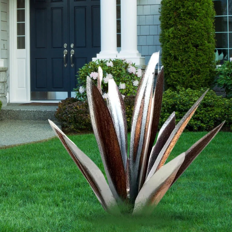 Metal Agave Americana Decor Plant