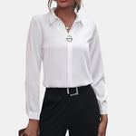 Chemise Femme Élégant Uni Taille Unique