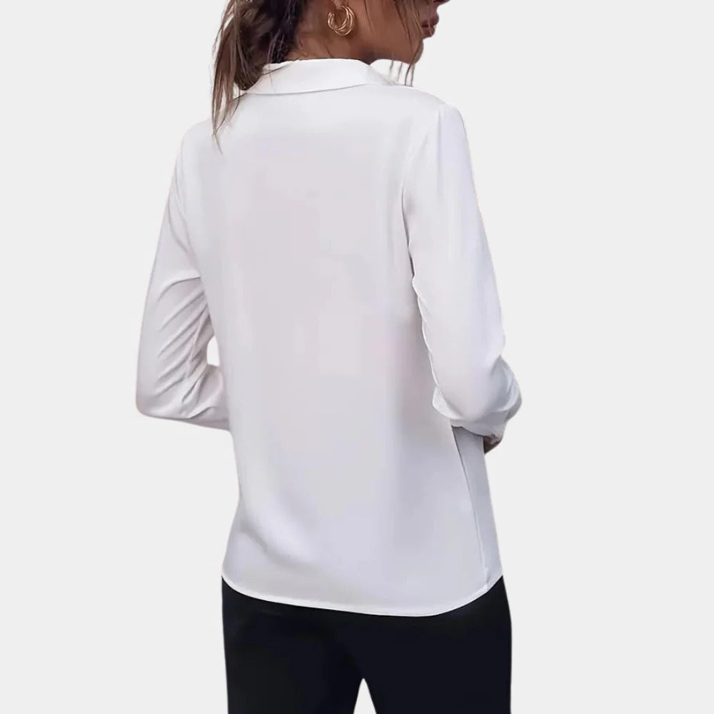 Chemise Femme Élégant Uni Taille Unique