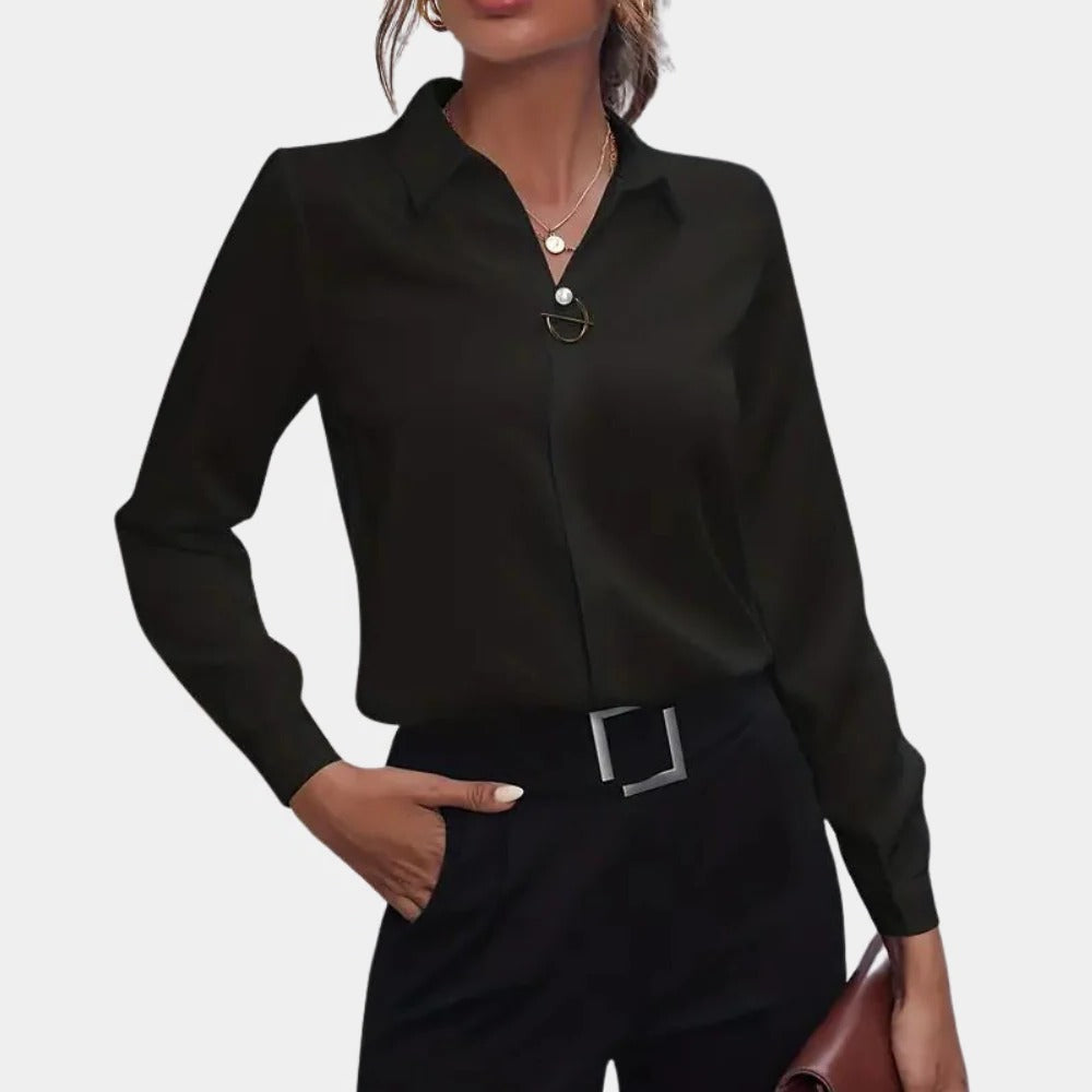 Chemise Femme Élégant Uni Taille Unique