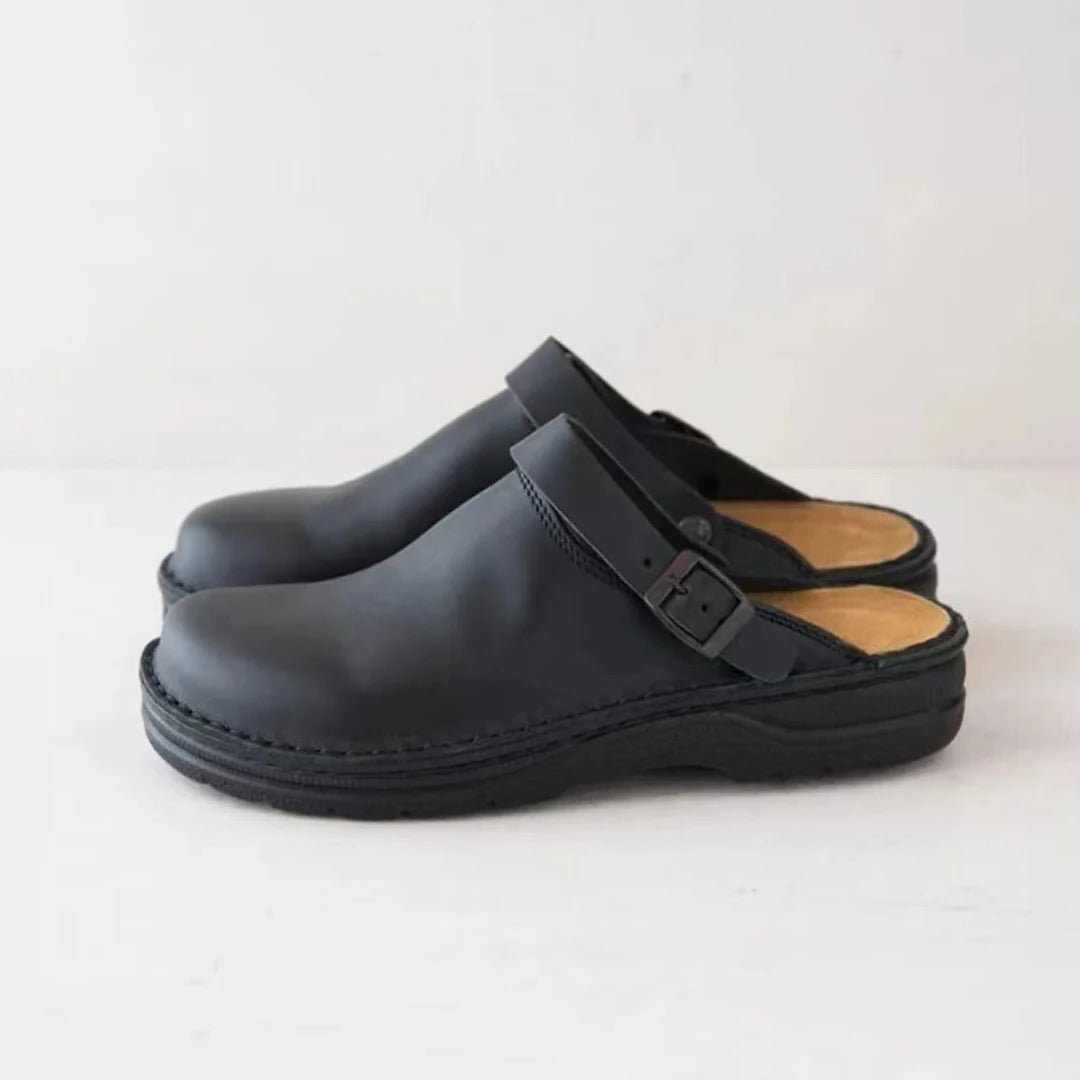 Men's Leather Slippers