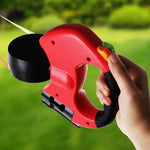 Dual Dog Leash with Flashlight and Waste Bag