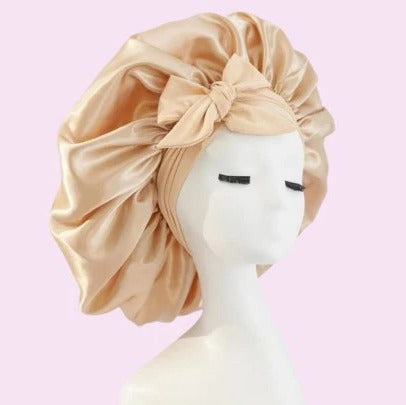 Bonnet de Soie pour Nuit Confortable et Doux