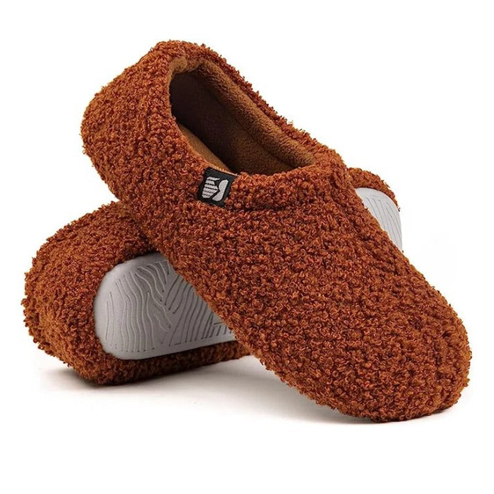 Fleeced Indoor Slipper with Closed Back
