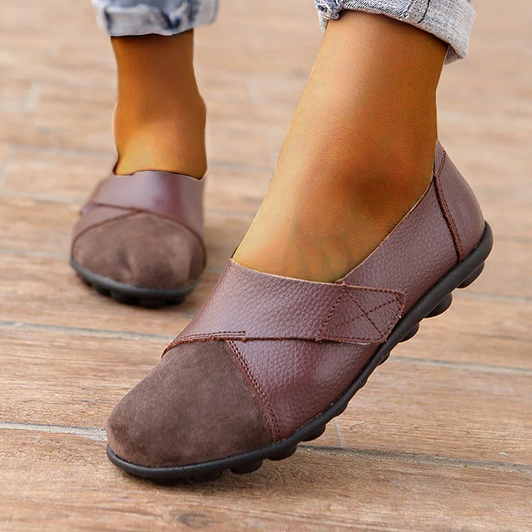 Chaussures orthopédiques en cuir confortables