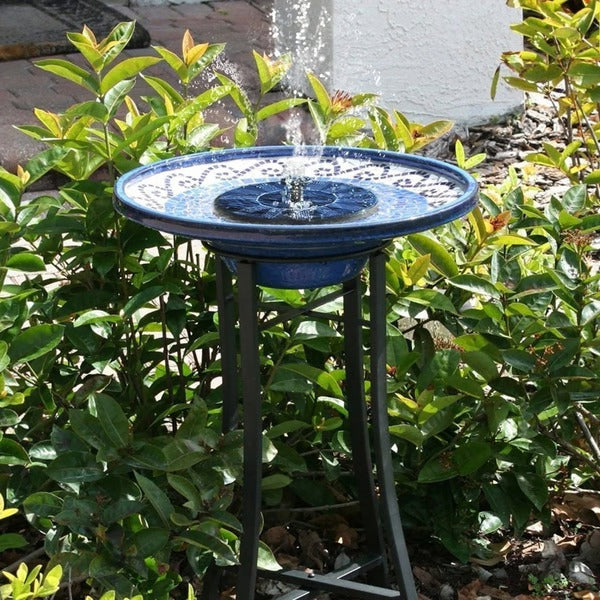 Solar garden fountain - Eco-friendly, gift for gardeners