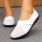 Chaussures orthopédiques en cuir confortables