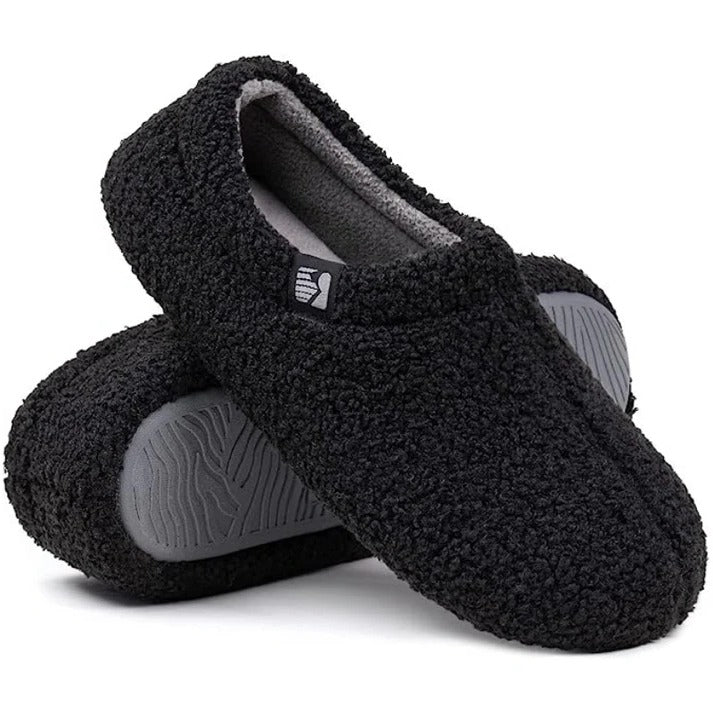 Fleeced Indoor Slipper with Closed Back