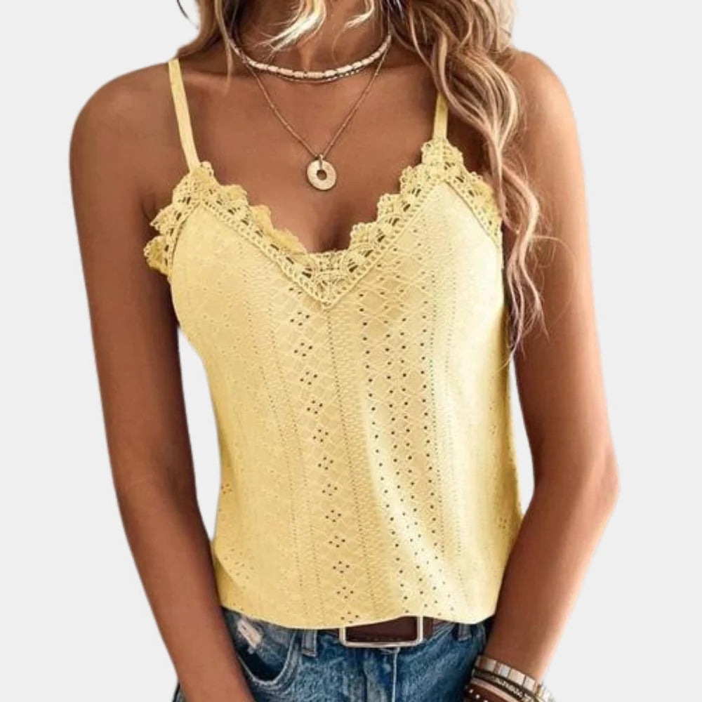 Elegant women's top V-neck
