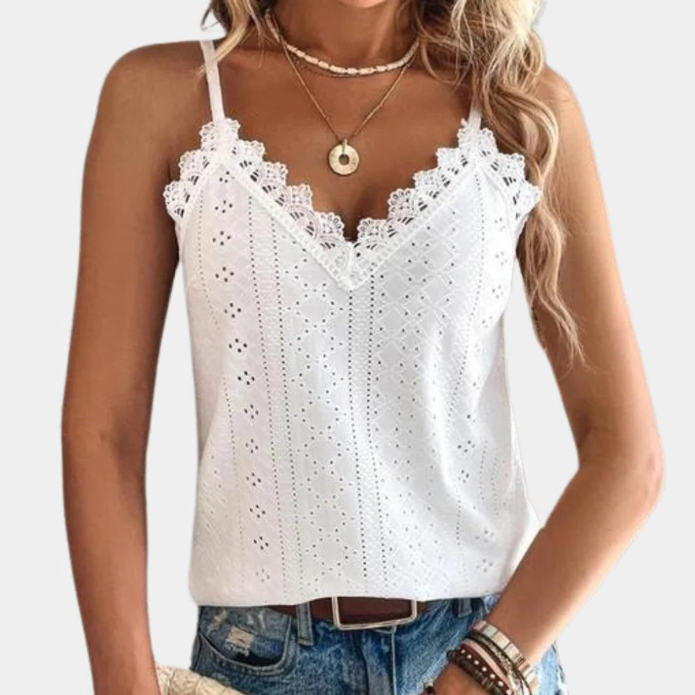 Elegant women's top V-neck
